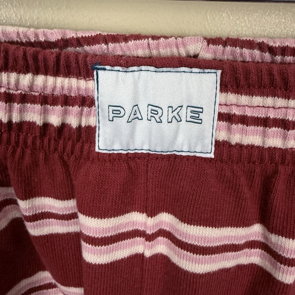 PARKE Valentines Day 2026 Cotton Boxer Set Red Amour Stripe Size Medium - Picture 15 of 15